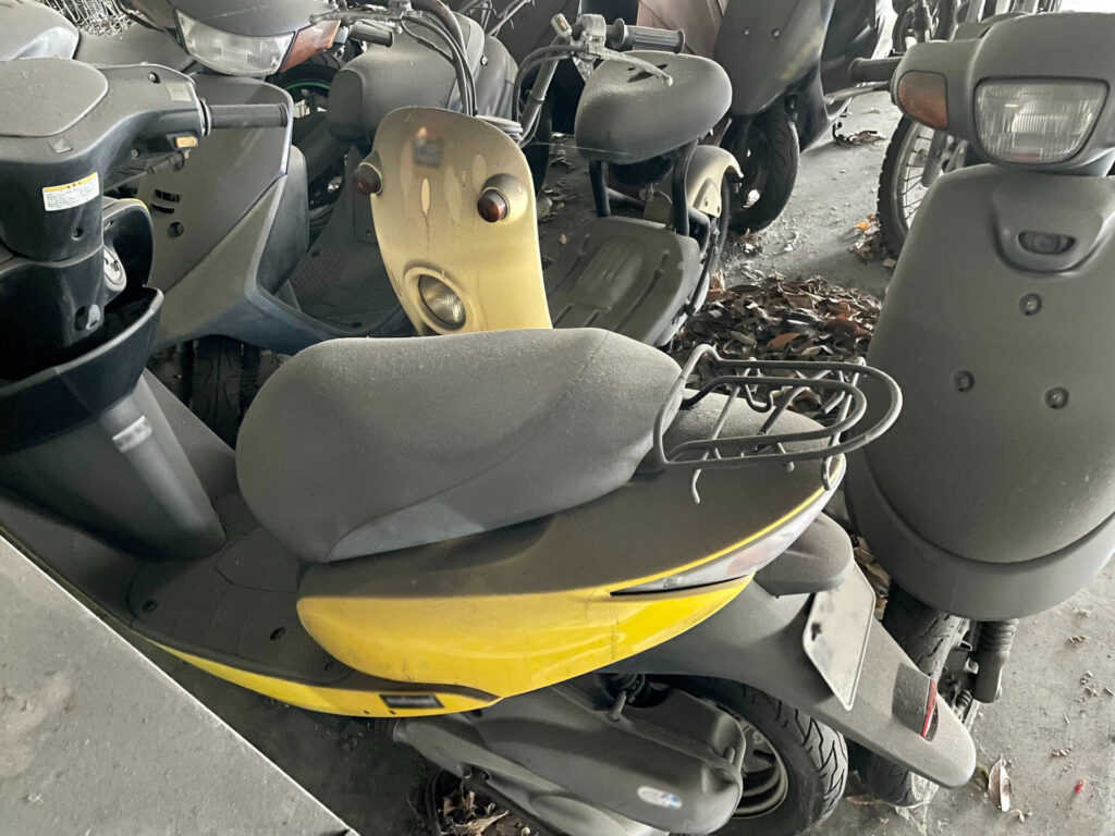 廃車にする原付